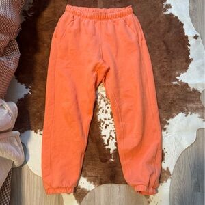Lululemon scuba jogger sweatpants orange
